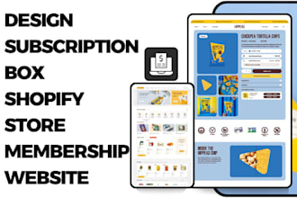 design subscription box website subscription box store membership website