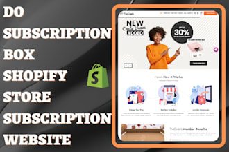 design subscription box website subscription box store membership website