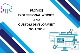 develop responsive websites and do custom web development