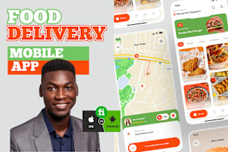 design restaurant app, food delivery app, uber eat app, grocery app or website