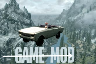 do mod full game with any character in unity or unreal engine