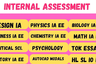 write your ia,tok, ess for all levels