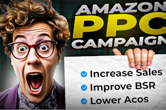 setup manage and optimize amazon PPC campaigns sponsored ads