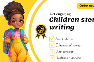 ghostwrite kids story, kid book writer, edit and illustrate children story book