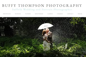 design photography landing page wedding website photography wedding website