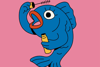 draw flat vector illustration