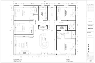 be your architect, draftsman for house plan, floor plan, commercial architecture