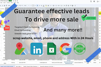 scrap company name, website, email, phone and address