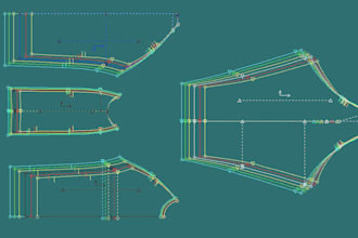 grade patterns using gerber software