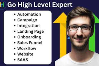 be your gohighlevel expert for website, automation and sales funnel, rei reply