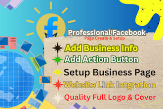 do professional facebook business page create and setup