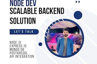 create, fix and scale backend solutions using nodejs and nestjs