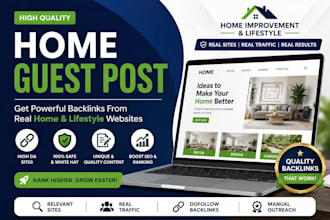 do valuable home guest post with high da home blog