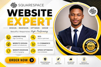 squarespace website design squarespace website redesign squarespace landing page