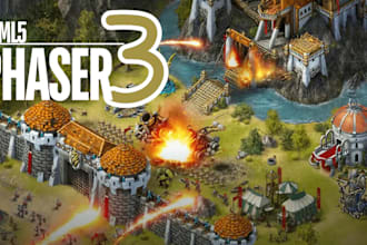 do custom multiplayer html5 2d game for web with phaser 3