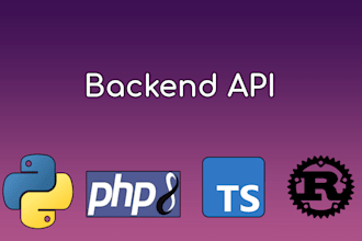 write a backend API