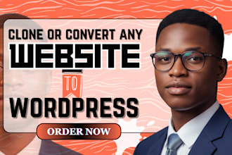 clone, convert, migrate wix, weebly, webflow, squarespace to wordpress website