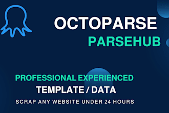 professional web and data scraping with octoparse and parsehub