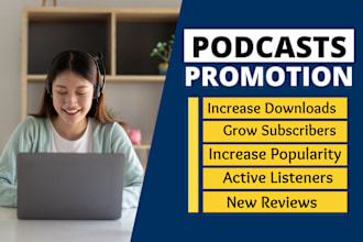 do organic podcast promotion and podcast marketing