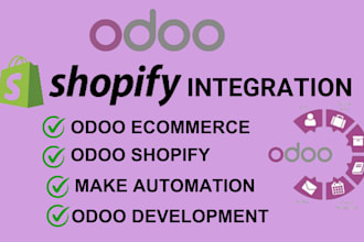 create automated odoo website and integrate odoo with shopify ecommerce