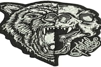 do embroidery digitizing into dst pes jef file in 1 hour