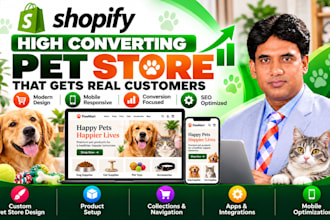 build a high converting shopify pet store that gets real customers
