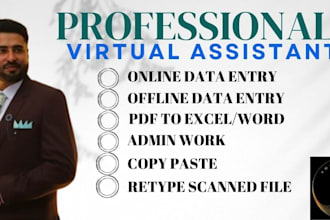 do efficient data entry and web research at unbeatable price