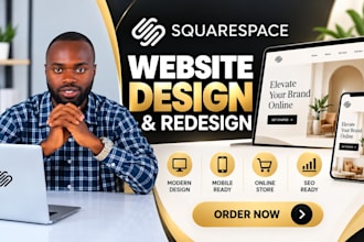 design squarespace website, redesign squarespace, squarespace developer