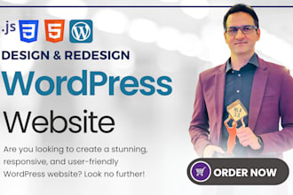 design build edit and publish wordpress stunning website