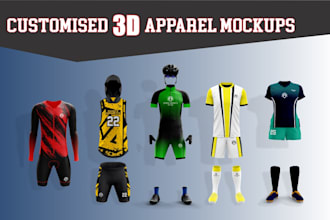 make all types of 3d mockups