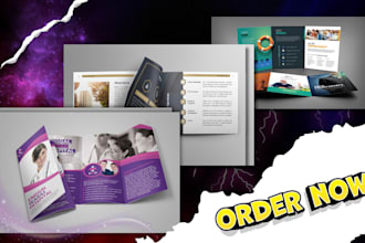 brand company profile annual reports business brochure design