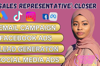 be your high ticket sales representative, sales closer leads