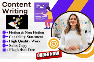 freelance writer for capability statement on ebook non fiction ghost writing