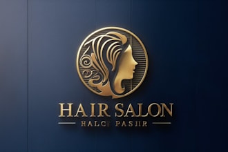 design logo for hair, salon and barber businesse, salon