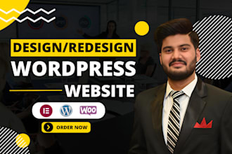 design, redesign, rebuild or revamp your wordpress website with elementor pro