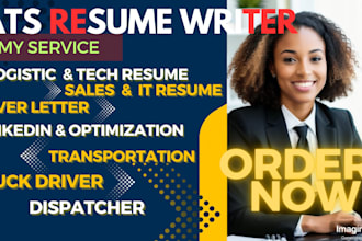 write expert resumes for supply chain, trucking, warehouse and logistics