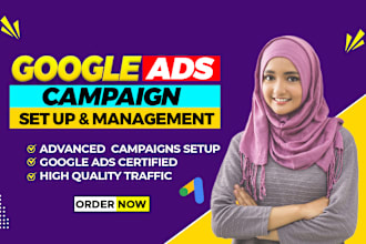 setup and manage google ads adwords PPC search pmax campaigns for local business