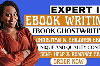 be self help ebook writer children christian ebook ghostwriter non fiction ebook
