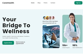 design home care assisted living healthcare website