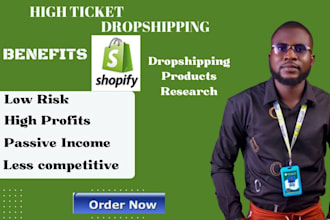 build a high ticket dropshipping store,7 figure online store