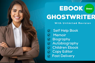 ghostwrite memoir, biography, autobiography, ghostwriting, nonfiction, ebook