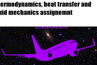 thermodynamics, heat transfer and fluid mechanics assignemnt