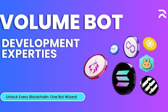 develop solana volume bot, cex or stellar volume bot on solana