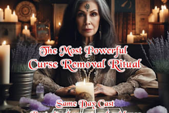 cast most powerful curse removal ritual, remove hexes and negative energy