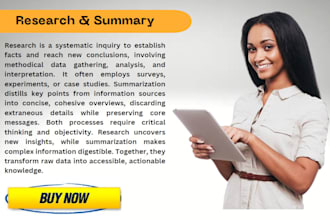 be your go to research assistant for urgent tasks
