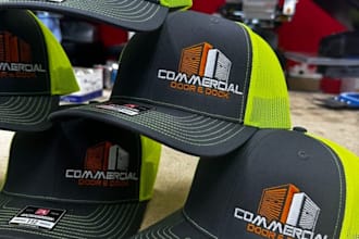create custom cap or hat design with shipping