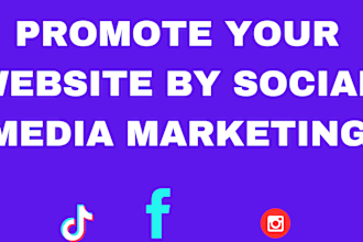 do social media marketing website, business, app or for any link promotion