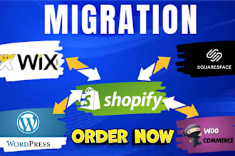 migrate wordpress to shopify, migrate wix to shopify shopify to wordpress