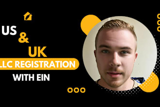 register US llc in wyoming, UK ltd and get ein number for non US resident