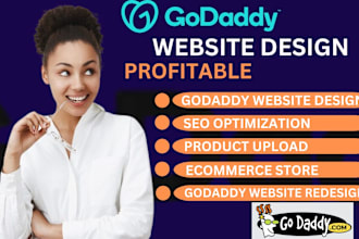 design or redesign godaddy website godaddy ecommerce store